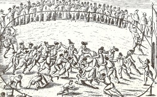 Hra podobná futbalu sa hrala na uzavretom priestranstve už v 16. storočí 